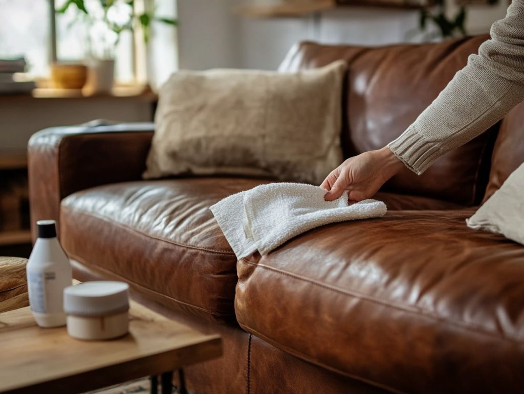 How To Clean And Maintain Leather Furniture In The Living Room